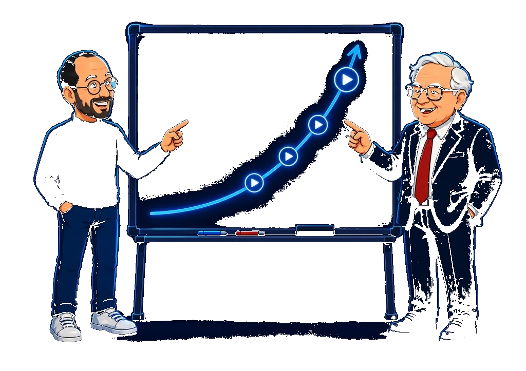 B2B YouTube channel compounding organic growth whiteboard strategy